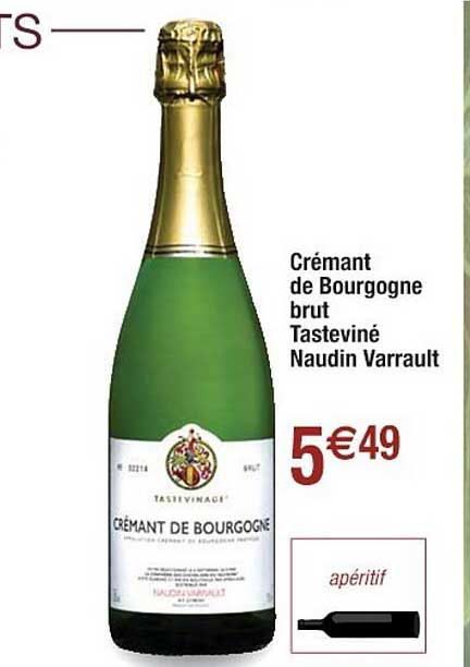 Crémant De Bourgogne Brut Tasteviné Naudin Varrault