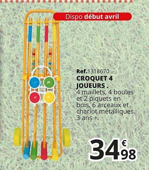 croquet 4 joueurs
