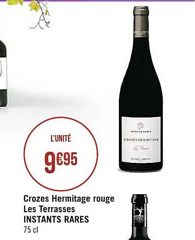 crozes hermitage rouge les terrasses instants rares