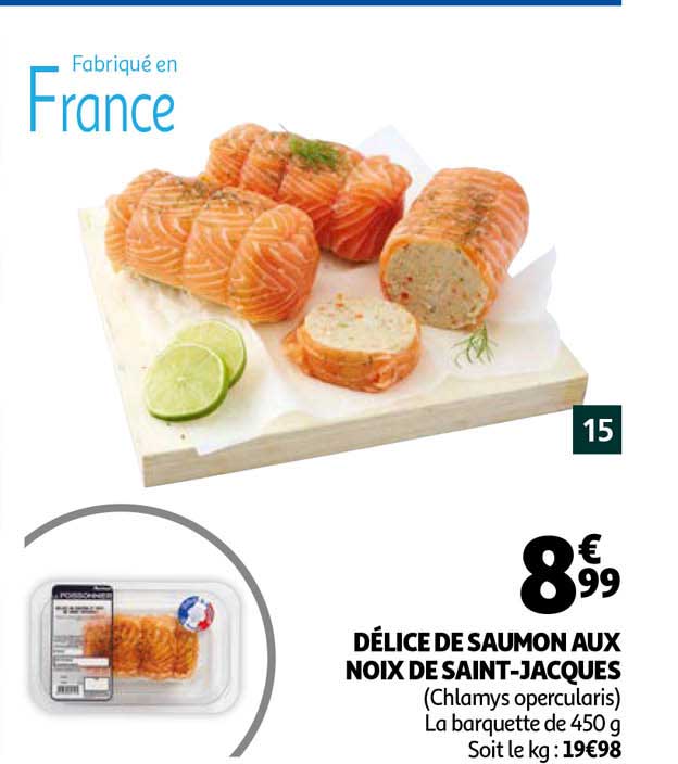 délice de saumon aux noix de saint-jacques