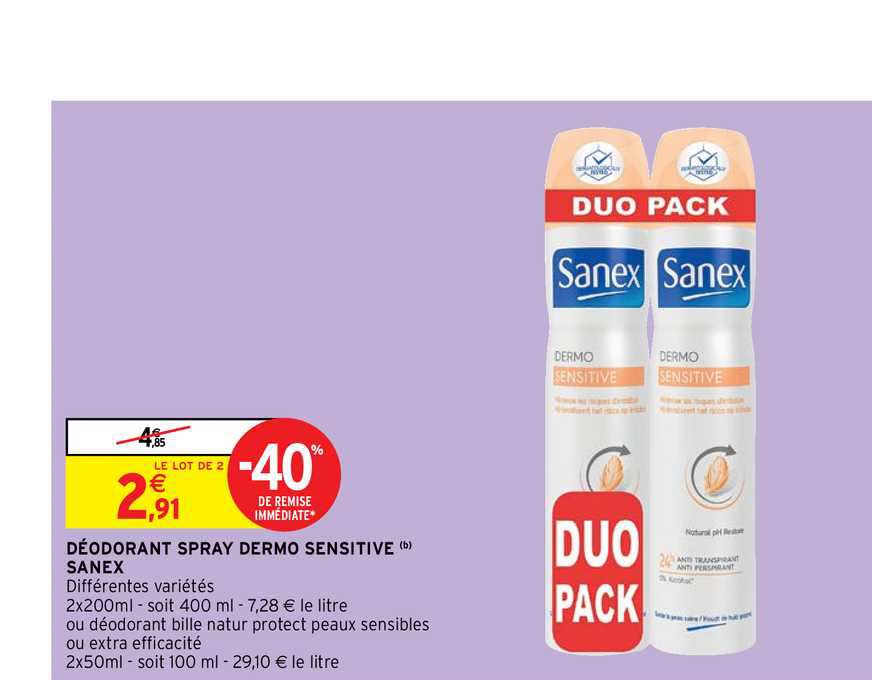 Déodorant Spray Dermo Sensitive Sanex