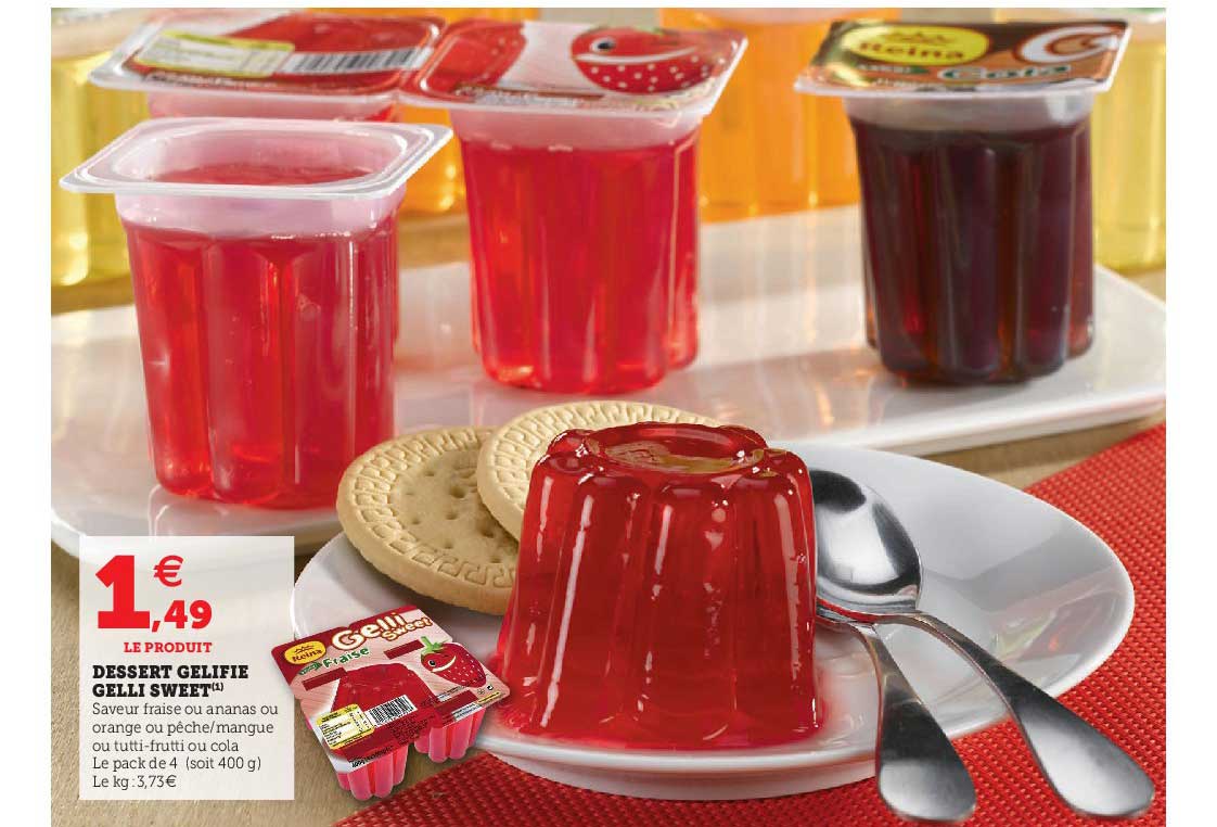 Dessert Gélifié Gelli Sweet