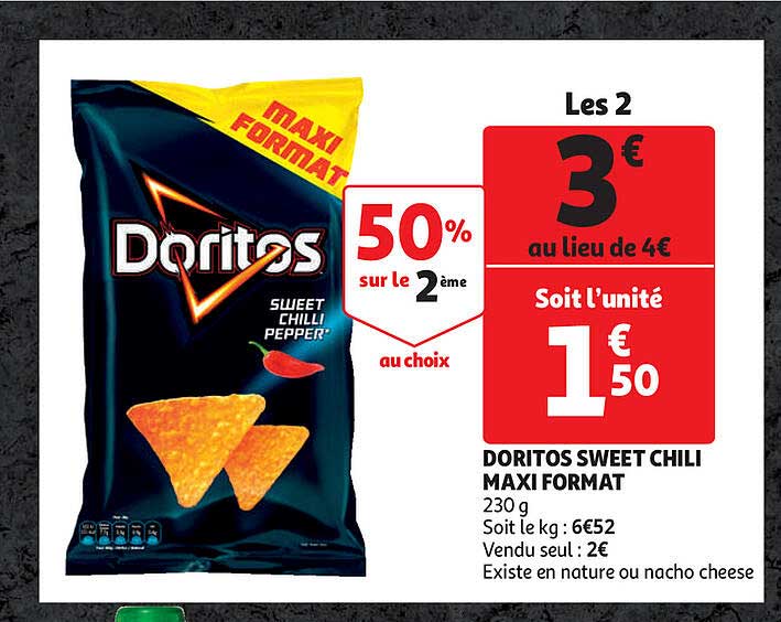 doritos sweet chili maxi format