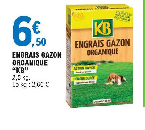 engrais gazon organique "kb"