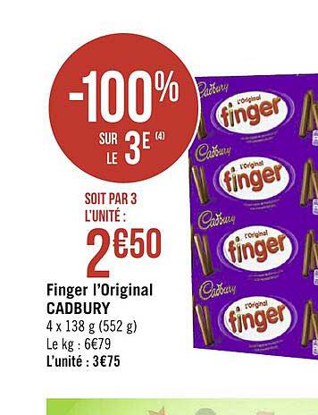 finger l'original cadbury