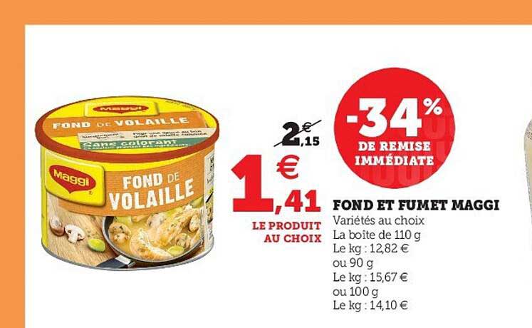 fond et fumet maggi