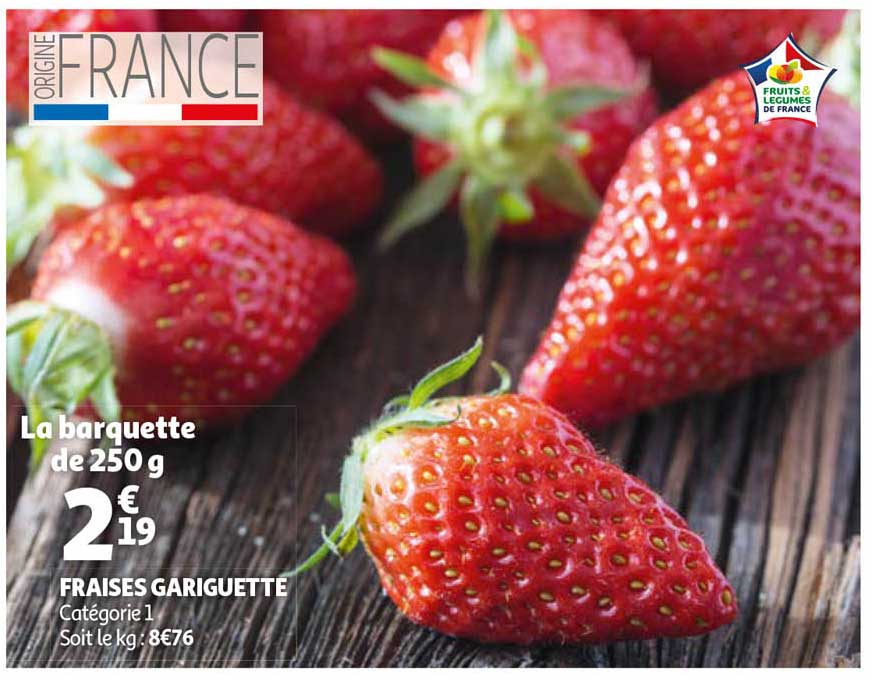 fraises gariguette
