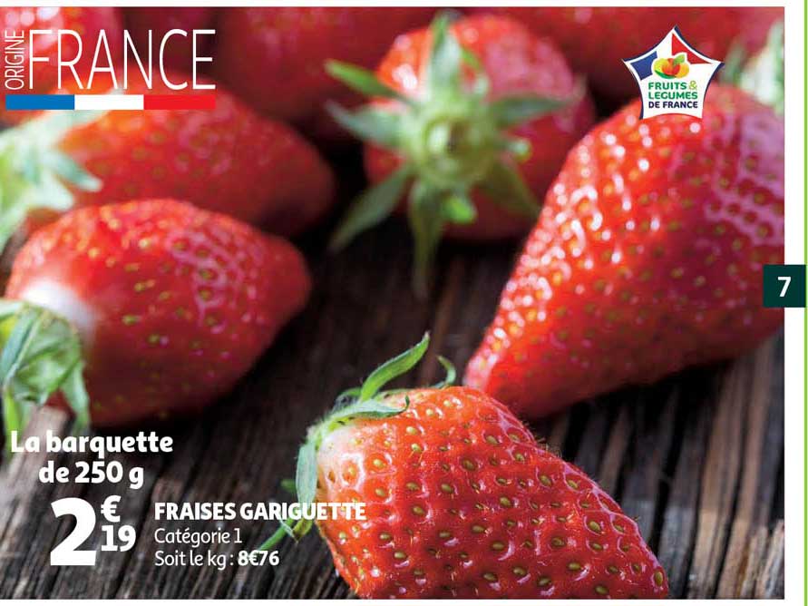 fraises gariguette