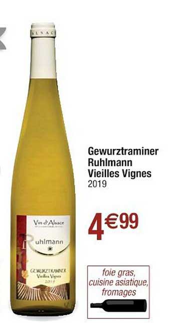 gewurztraminer ruhlmann vieilles vignes 2019