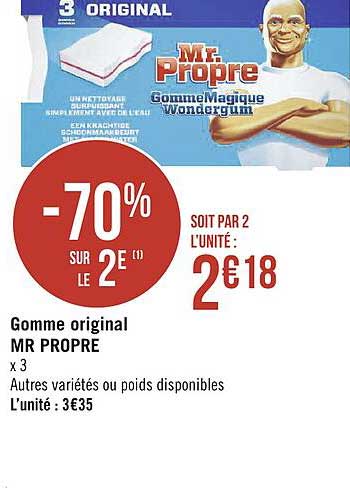 gomme original mr propre