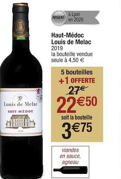 haut-médoc louis de melac 2019