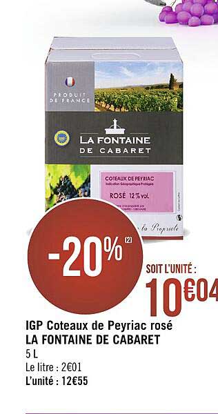 igp coteaux de peyriac rosé la fontaine de cabaret