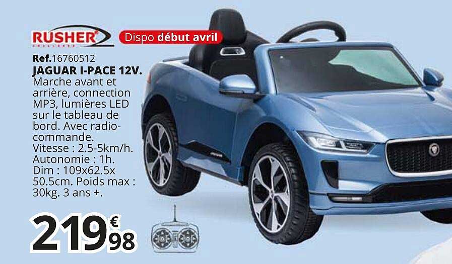 jaguar i-pace 12v rusher