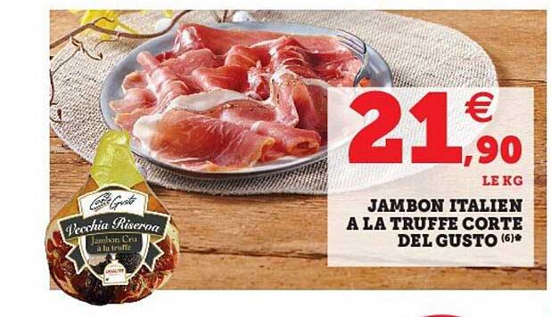 jambon italien à la truffe corte del gusto