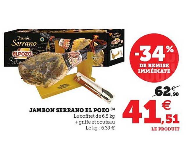 jambon serrano el pozo