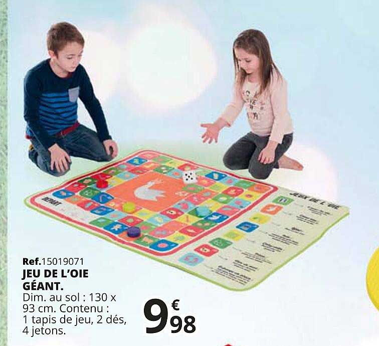 jeu de l'oie géant