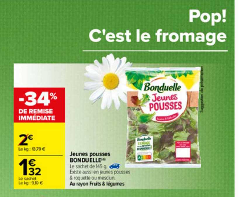 jeunes pousses bonduelle