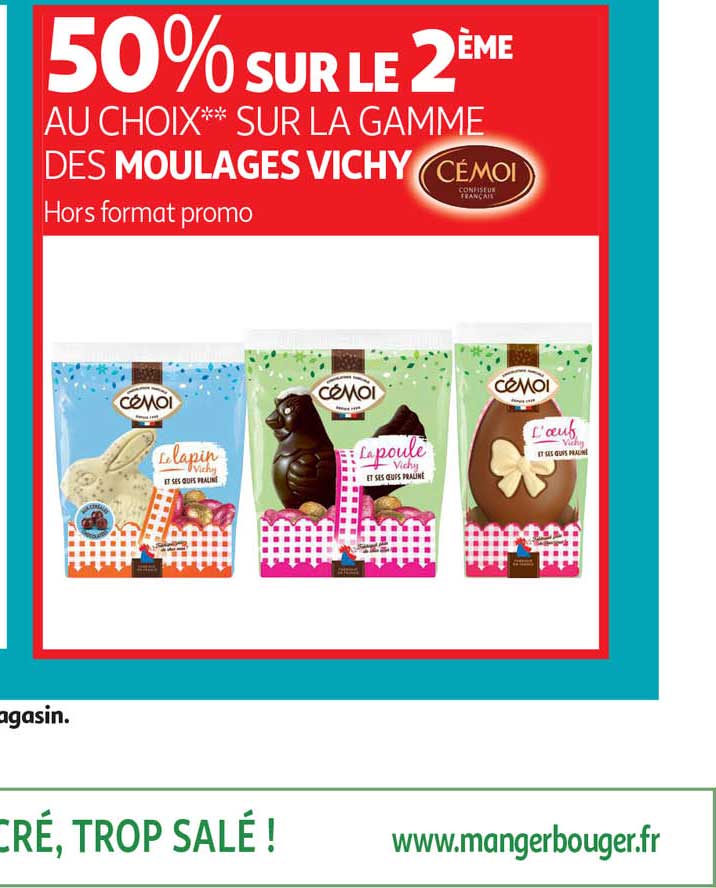 la gamme des moulages vichy cémoi