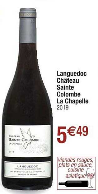 languedoc château sainte colombe la chapelle