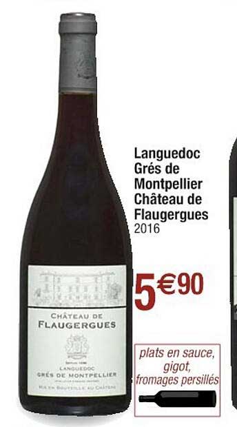 languedoc grés de montpellier château de flaugergues