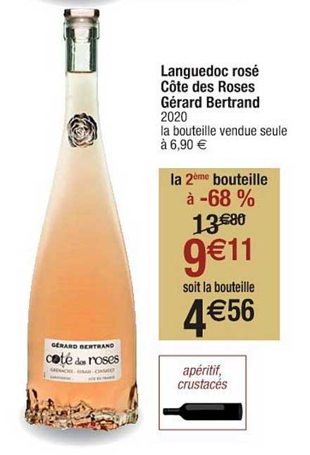 languedoc rosé côte des roses gérard bertrand 2020