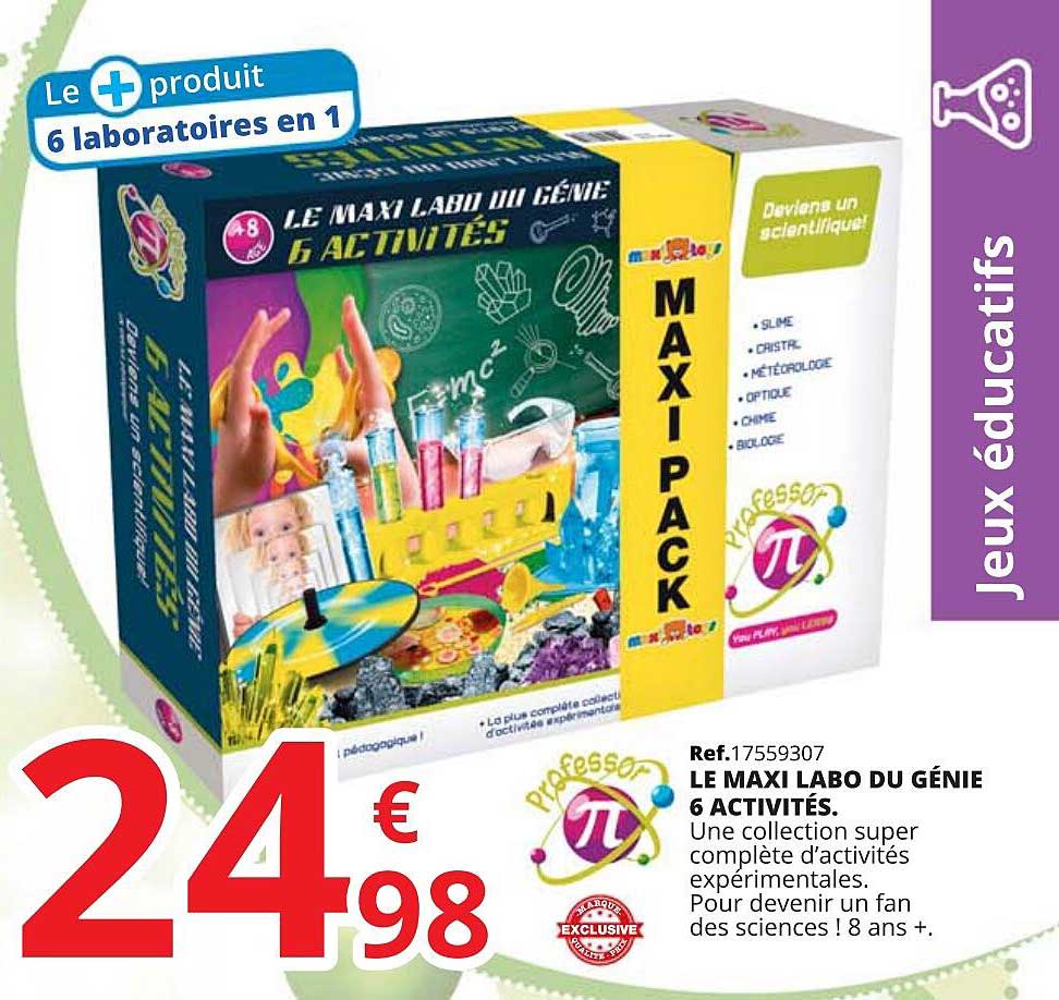 le maxi labo du génie 6 activités