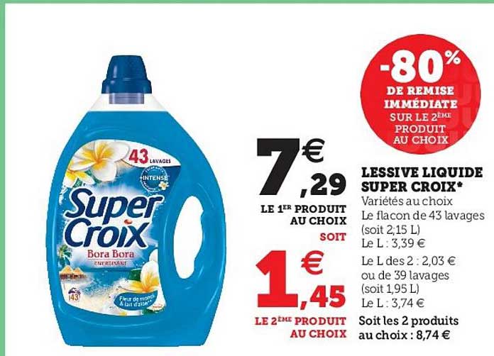 Lessive Liquide Super Croix
