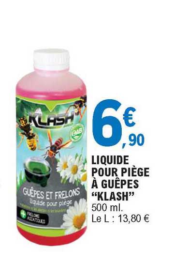 liquide pour piège à guêpes "klash"