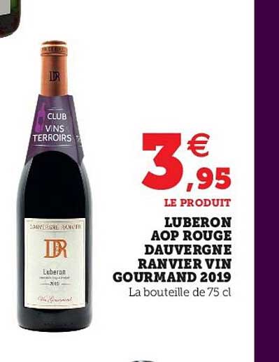 luberon aop rouge dauvergne ranvier vin gourmand 2019