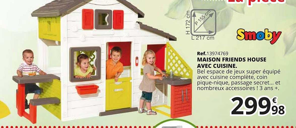 Maison Friends House Avec Cuisine Smoby