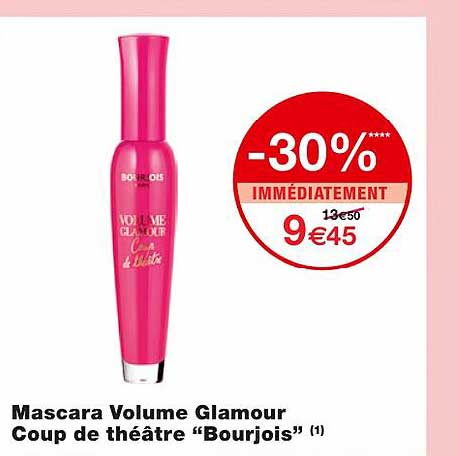 mascara volume glamour coup de théâtre "bourjois"