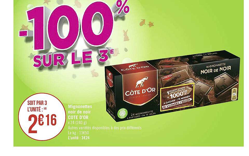 Mignonettes Noir De Noir Côte D'or