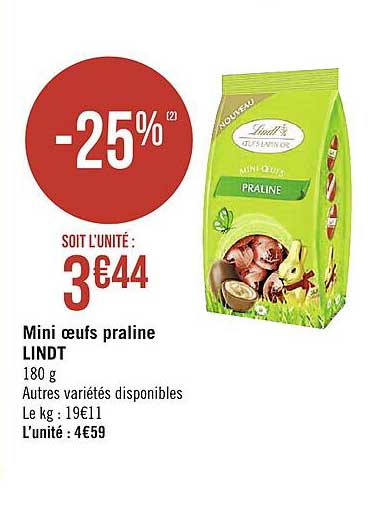 Mini Oeufs Praline Lindt