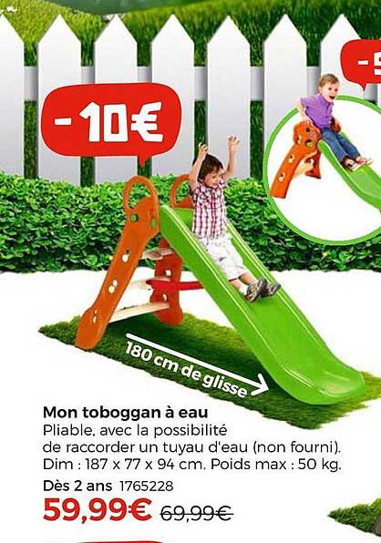 mon toboggan à eau
