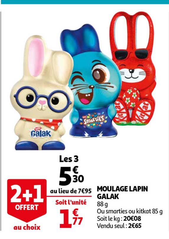 moulage lapin galak