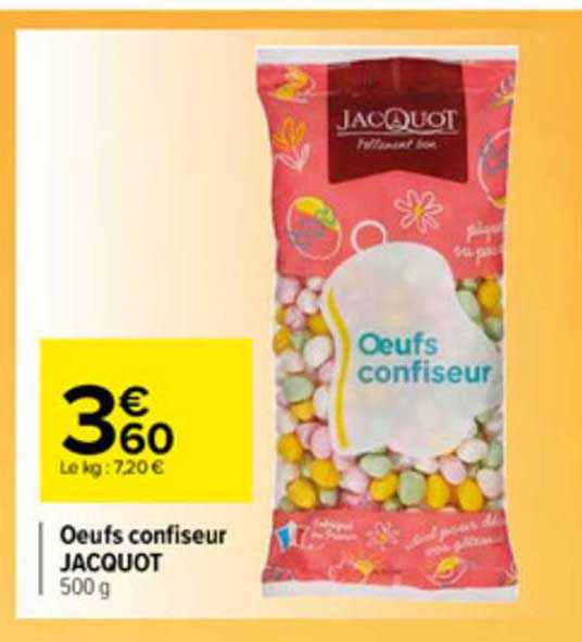 oeufs confiseur jacquot