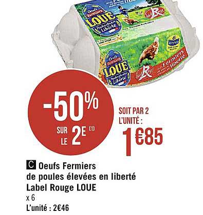 oeufs fermiers de poules élevées en liberté label rouge loué