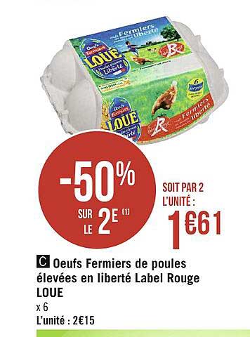 oeufs fermiers de poules élevées en liberté label rouge loué