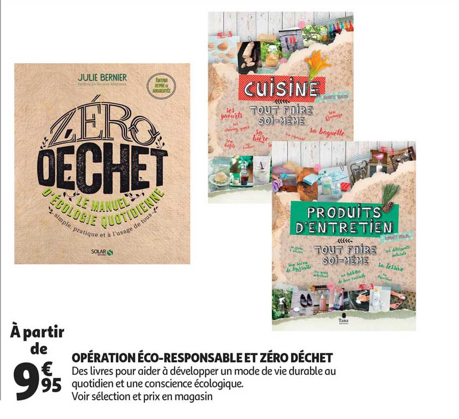 opération éco-responsable et zéro déchet