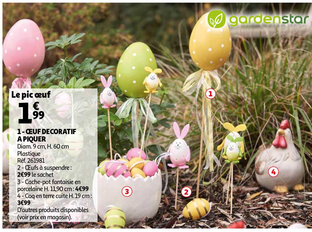 œuf décoratif à piquer