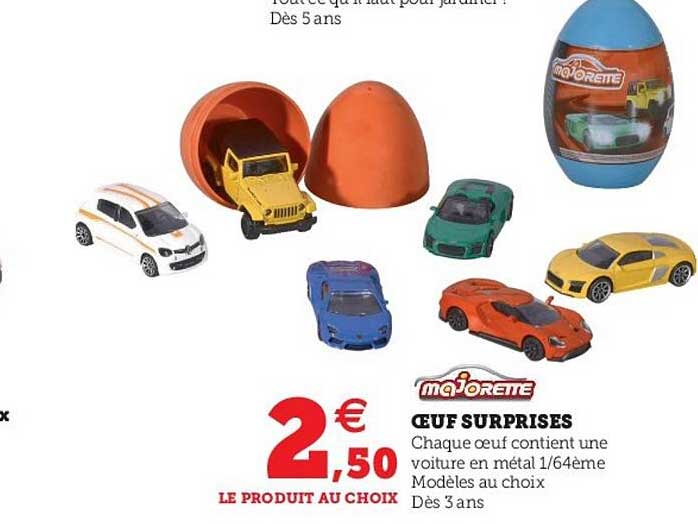 œuf surprises majorette