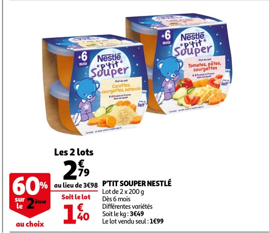 p'tit souper nestlé