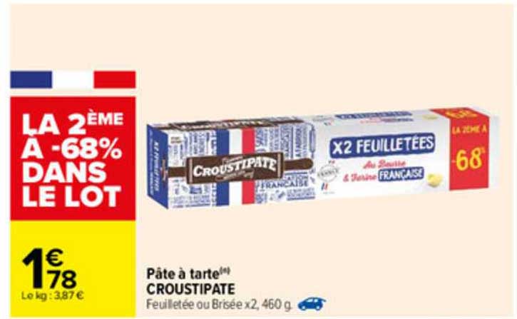 Pâte à Tarte Croustipate