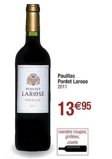 pauillac pontet larose 2011