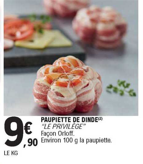 paupiette de dinde "le privilège"