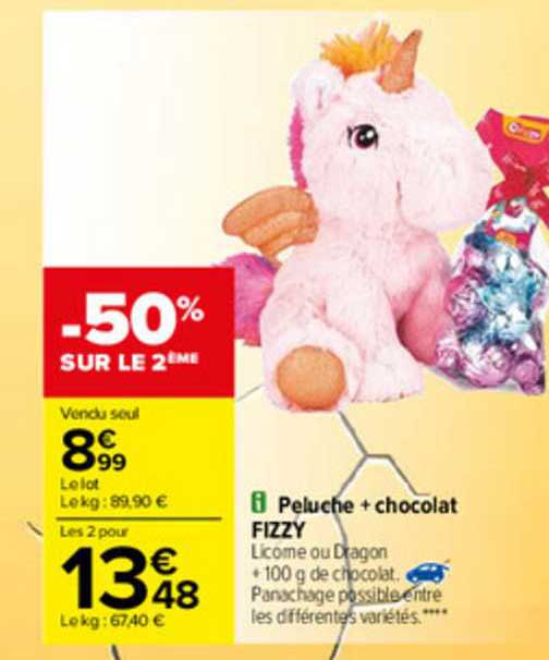 Peluche + Chocolat Fizzy
