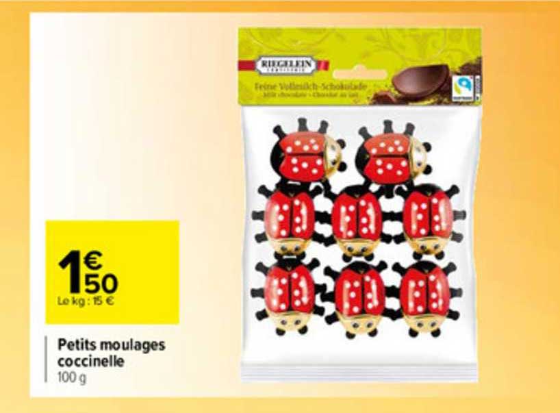petits moulages coccinelle