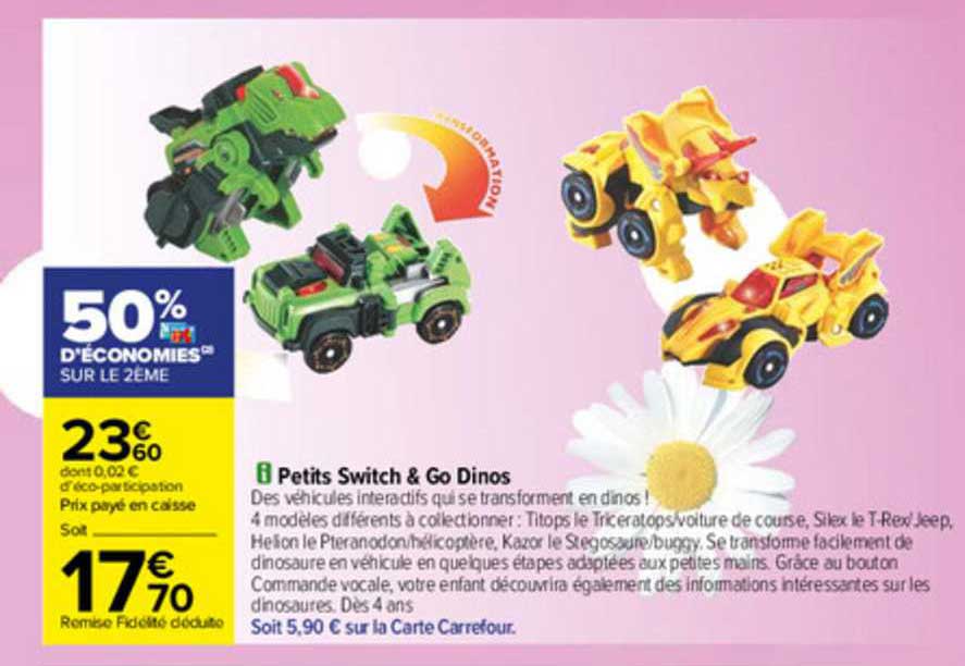 Petits Switch & Go Dinos