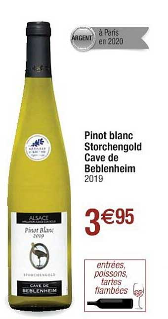 pinot blanc storchengold cave de beblenheim