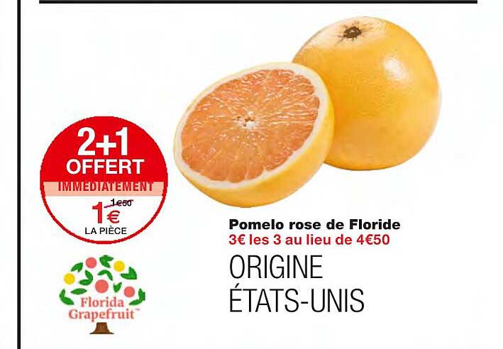 pomelo rose de floride